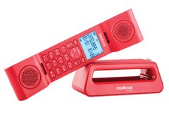 TELEFONES SEM FIO \ INTELBRAS ICON \ 4128528 TS8520 VERMELHO COM IDENTIFIC.CHAMADA E VIVA VOZ