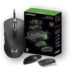 MOUSE GAMER WARRIOR MORAY 10000DPI PERSONALIZÁVEL LED RGB MO278 - comprar online