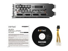 Imagem do GEFORCE ZOTAC GTX ENTUSIASTA NVIDIA GTX 1080 8GB DDR5X 256BIT 10.000MHZ 1620MHZ 2560 CUDA CORES DVI HDMI DP