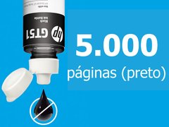 GARRAFA DE TINTA HP SUPRIMENTOS M0H57AL HP GT51 PRETO 90ML - comprar online