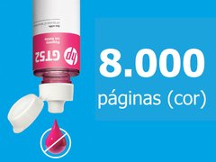 GARRAFA DE TINTA HP SUPRIMENTOS M0H55AL HP GT52 MAGENTA 70ML - comprar online