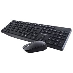 TECLADO E MOUSE SEM FIO 2.4GHZ USB PRETO TC244 - comprar online