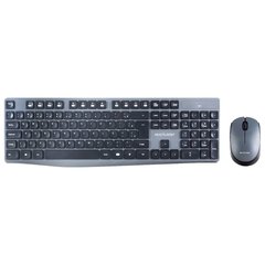 TECLADO E MOUSE SEM FIO 2.4GHZ USB PRETO/CINZA TC245