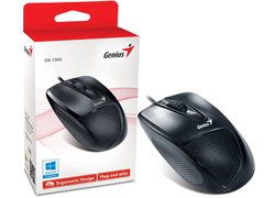 MOUSE GENIUS DX-150X PRETO USB 1200DPI ERGONOMICO