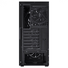 GABINETE MID-TOWER ATMOS PRETO COM 4 FANS 120MM LED AZUL - LATERAL EM VIDRO TEMPERADO - ATPTAZ4FCV - Preech Informática - Informática e suas tecnologias