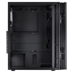 GABINETE MID-TOWER ATMOS PRETO COM 4 FANS 120MM LED VERMELHO - LATERAL EM VIDRO TEMPERADO - ATPTVM4FCV - comprar online