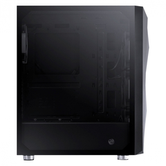 GABINETE FULL-TOWER DIMENSION PRETO COM LED E FAN TRASEIRO RGB - LATERAL EM VIDRO TEMPERADO - DIPTRGB1FCV