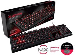 TECLADO GAMER \ HYPERX \ HX-KB1RD1-NA/A4 MECANICO ALLOY FPS CHERRY MX RED