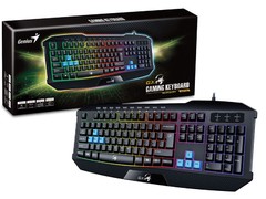 TECLADO GAMER GENIUS 31310474109 K215 BR-POR SCORPION USB PRETO