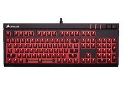 TECLADO GAMER CORSAIR CH-9000226-NA STRAFE RETROILUMINACAO VERMELHA TECLAS CHERRY MX BLUE na internet