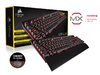 TECLADO GAMER CORSAIR CH-9101022-NA K70 LUX RETROILUMINACAO VERMELHA TECLAS CHERRY MX BROWN