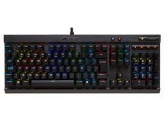 TECLADO GAMER CORSAIR CH-9101022-NA K70 LUX RETROILUMINACAO VERMELHA TECLAS CHERRY MX BROWN na internet