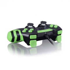 CONTROLE GAMER PARA PS3 E PC PRETO E VERDE JS091 - comprar online