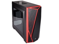 GABINETE GAMER \ CORSAIR \ CC-9011107-WW CARBIDE SERIES SPEC-04 PRETO/VERMELHO - comprar online