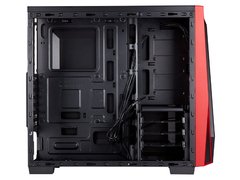 GABINETE GAMER \ CORSAIR \ CC-9011107-WW CARBIDE SERIES SPEC-04 PRETO/VERMELHO - loja online