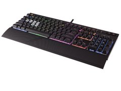 TECLADO GAMER CORSAIR CH-9000121-BR STRAFE RETROILUMINACAO RGB TECLAS CHERRY MX SILENT - loja online