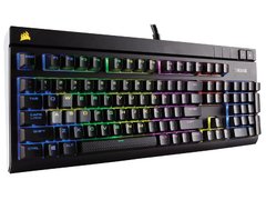 TECLADO GAMER CORSAIR CH-9000121-BR STRAFE RETROILUMINACAO RGB TECLAS CHERRY MX SILENT - Preech Informática - Informática e suas tecnologias