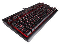 TECLADO GAMER CORSAIR CH-9115020-BR K63 COMPACT RETROILUMINACAO RED TECLAS CHERRY MX RED - Preech Informática - Informática e suas tecnologias