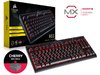 TECLADO GAMER CORSAIR CH-9115020-BR K63 COMPACT RETROILUMINACAO RED TECLAS CHERRY MX RED