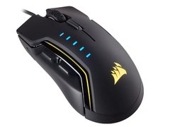 MOUSE GAMER \ CORSAIR \ CH-9302011-NA GLAIVE OPTICO 16000DPI RGB PRETO - comprar online