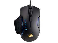 MOUSE GAMER \ CORSAIR \ CH-9302011-NA GLAIVE OPTICO 16000DPI RGB PRETO na internet