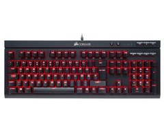 TECLADO GAMER CORSAIR CH-9102020-BR K68 RETROILUMINACAO RED TECLAS CHERRY MX RED - loja online