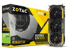 GEFORCE ZOTAC GTX ENTUSIASTA NVIDIA GTX 1070TI AMP! EXTREME 8GB DDR5 8000MHZ 1607MHZ 2432 CUDA CORES DVI HDMI DP