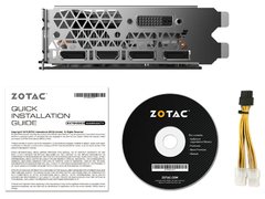 Imagem do GEFORCE ZOTAC GTX ENTUSIASTA NVIDIA GTX 1070TI 8GB DDR5 8000MHZ 1607MHZ 2434 CUDA CORES DVI HDMI DP