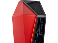 GABINETE GAMER CORSAIR CC-9011120-WW SPEC-OMEGA RGB COM VIDRO TEMPERADO PRETO/VERMELHO