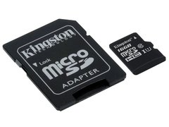 CARTAO DE MEMORIA CLASSE 10 KINGSTON SDCS/16GB MICRO SDHC 16GB 80R/10W UHS-I U1 CANVAS SELECT na internet