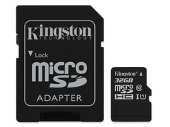 CARTAO DE MEMORIA CLASSE 10 KINGSTON SDCS/32GB MICRO SDHC 32GB 80R/10W UHS-I U1 CANVAS SELECT - comprar online