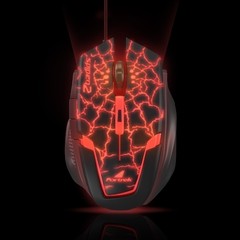 Mouse Gamer USB SPIDER 2 OM-705 Preto/Vermelho FORTREK - Preech Informática - Informática e suas tecnologias