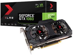 GEFORCE PNY GTX ENTUSIASTA NVIDIA GTX 1060 DUAL FAN 3GB DDR5 192BIT 8008MHZ 1506MHZ 1152 CUDA CORES DVI HDMI DP