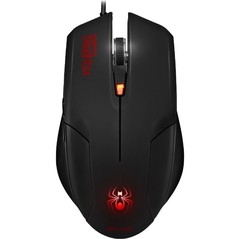 Mouse Gamer SPIDER TARANTULA OM-702 Preto/Vermelho FORTREK