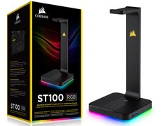 SUPORTE HEADSET CORSAIR CA-9011167-NA ST100 RGB PREMIUM SURROUND 7.1 E USB 3.1