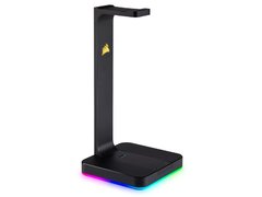 SUPORTE HEADSET CORSAIR CA-9011167-NA ST100 RGB PREMIUM SURROUND 7.1 E USB 3.1 - comprar online