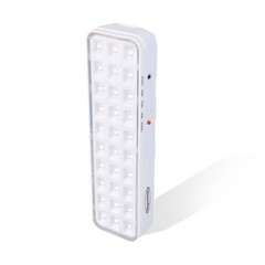 LUMINÁRIA DE EMERGÊNCIA AUTONOMA 30 LEDS LÍTIO SLIM