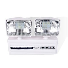 ILUMINAÇÃO DE EMERGENCIA LED 450 LUMENS 2 FAROIS 12/288