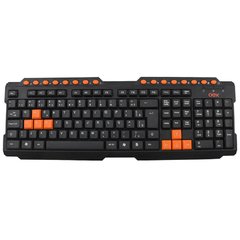 Teclado Gamer Oex Action Multimídia 16 Teclas de Atalho USB TC-200 Laranja