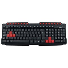 Teclado Gamer Oex Action Multimídia 16 Teclas De Atalho USB TC-200 Vermelho