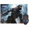 COMBO GAMER OEX MOUSE E MOUSEPAD WAR MC100