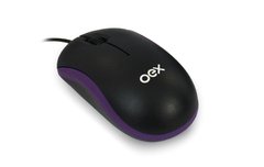 MOUSE ÓPTICO OEX MS103 ROXO