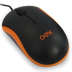 MOUSE ÓPTICO OEX MS103 BLACK ORANGE