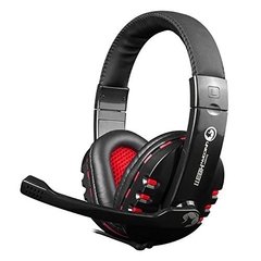 Headset Gamer Marvo Scorpion Preto/Vermelho - H8311