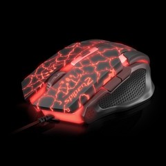 Imagem do Mouse Gamer USB SPIDER 2 OM-705 Preto/Vermelho FORTREK