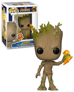 BONECO FUNKO POP HOLIDAY - GROOT 416 - AVENGERS INFINITY WAR