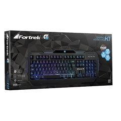 Teclado Gamer Pro K1 RGB Preto FORTREK