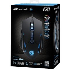 Mouse Gamer Pro M1 RGB Preto FORTREK - comprar online