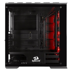 Gabinete Gamer Redragon Grimlock, Mid Tower, Com 3 Fans RGB, Vidro Temperado, Black GC-602 - loja online