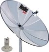 KIT ANTENA PARABÓLICA 1,50M, LNBF MONOPONTO COM CAPA BANDA C E CABO DE 15 METROS